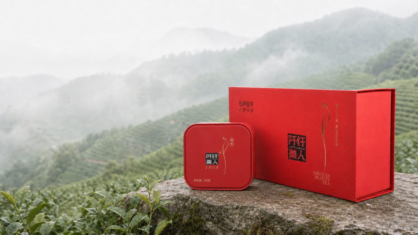 贵州石阡茶园与阡纤美人红茶礼盒组合